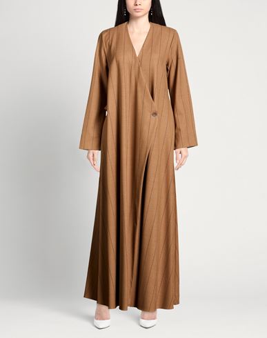 Co. go Woman Maxi dress Camel Size 4 Virgin Wool, Elastane