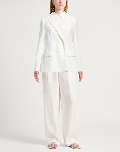 Seventy Venezia Woman Blazer Off white Size 2 Polyamide, Elastane