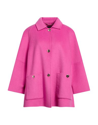 Elena Mirò Woman Jacket Mauve Size XXL Wool, Polyester