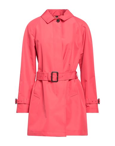 Sealup Woman Overcoat & Trench Coat Tomato red Size 4 Polyester