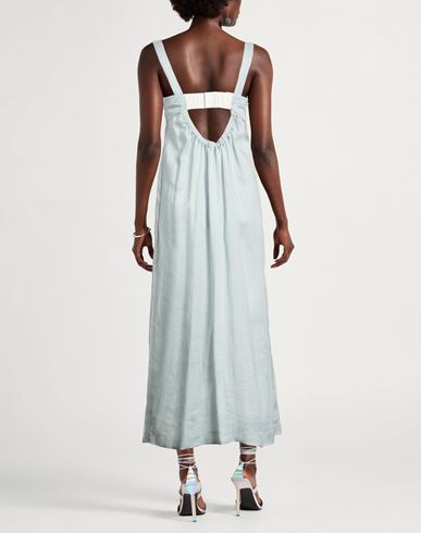 Woman Maxi dress Sky blue Size 4 Ramie
