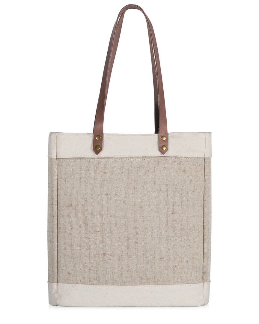 Dnu Pinot Jute 3-Bottle Insulated Wine Bag