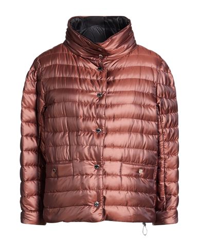 Woman Puffer Bronze Size 10 Polyethylene, Polyamide