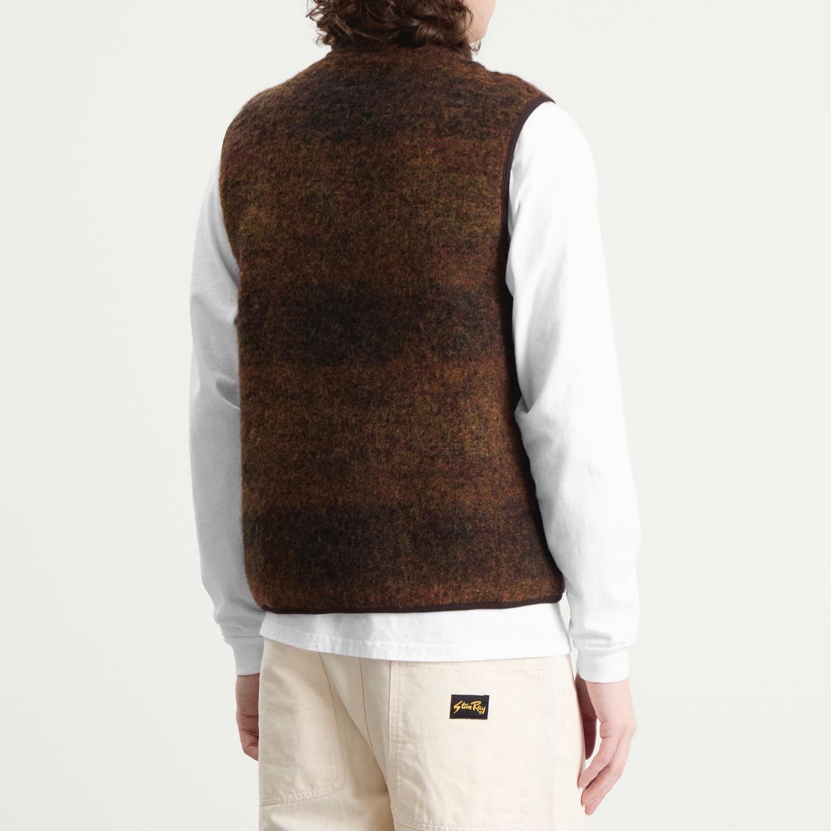 Men's Alps Fleece Climbing Gilet Brown