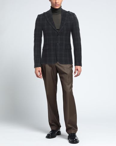 Man Blazer Midnight blue Size 36 Wool, Polyester, Polyamide