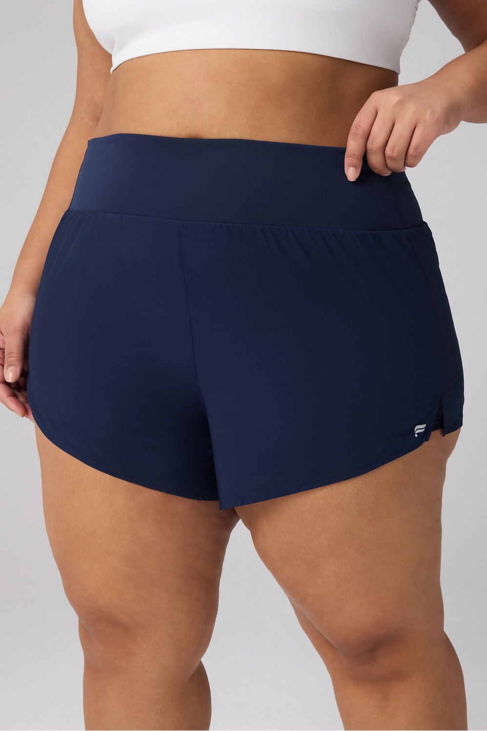 Fabletics Women's Sunchaser Short 3" Blauw Plus 2X