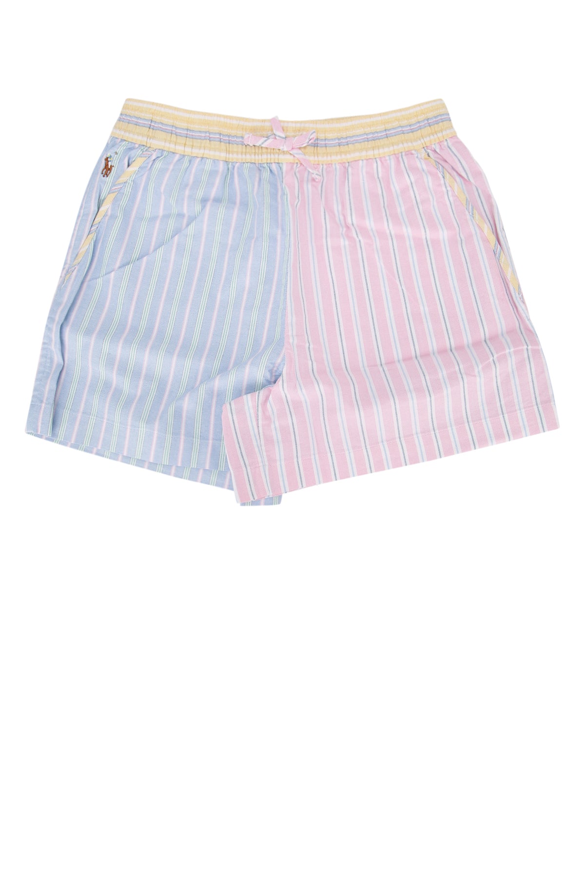 Multistripe Shorts — Multicolor