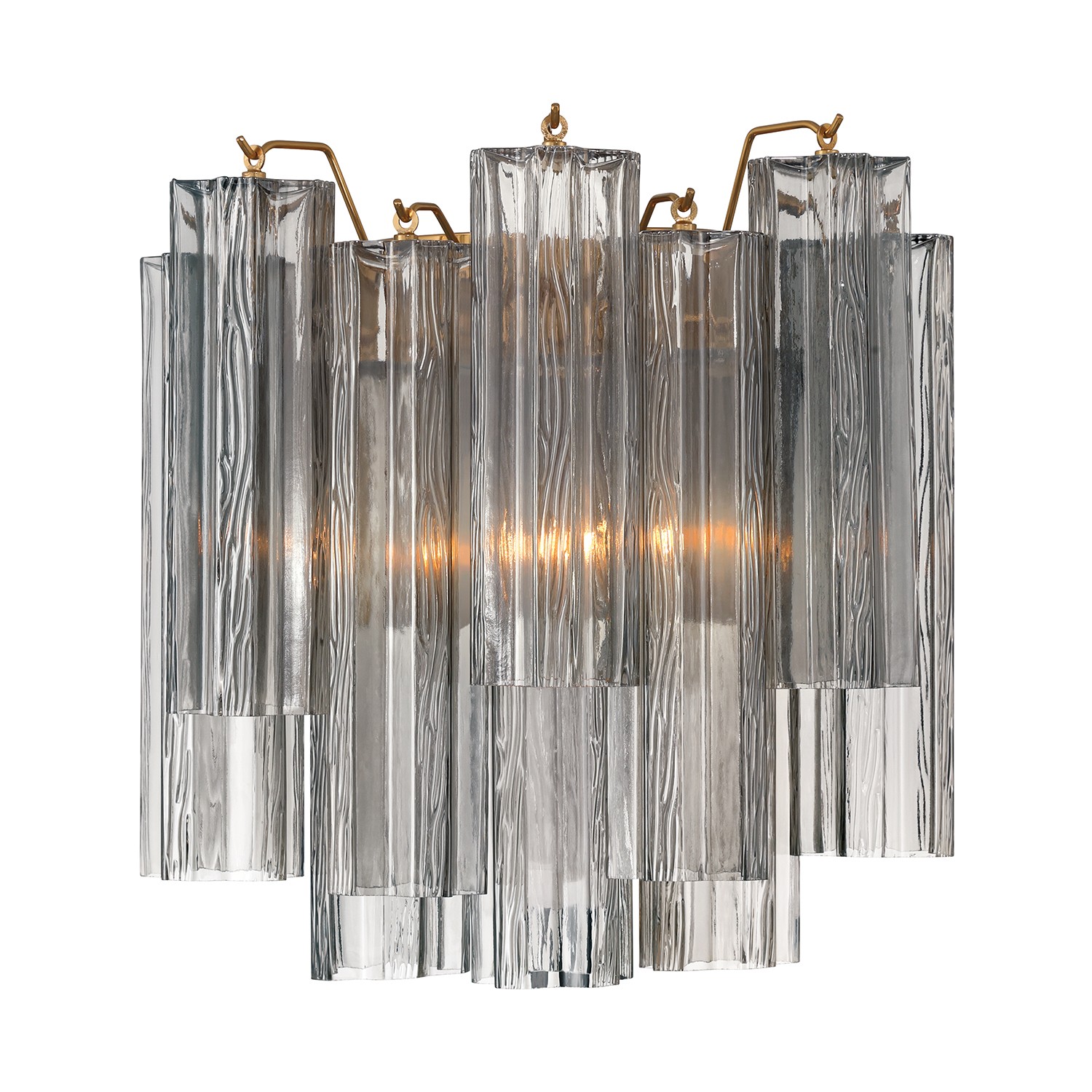 Aged Brass Wall Sconce from the Addis Collection
