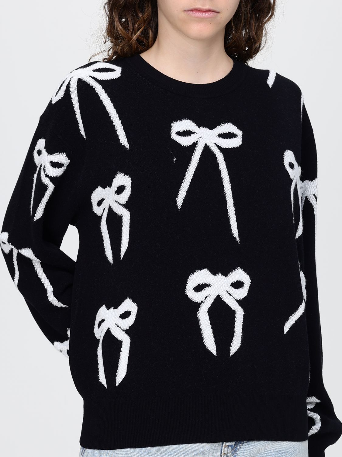 Sweatshirt Woman color Black