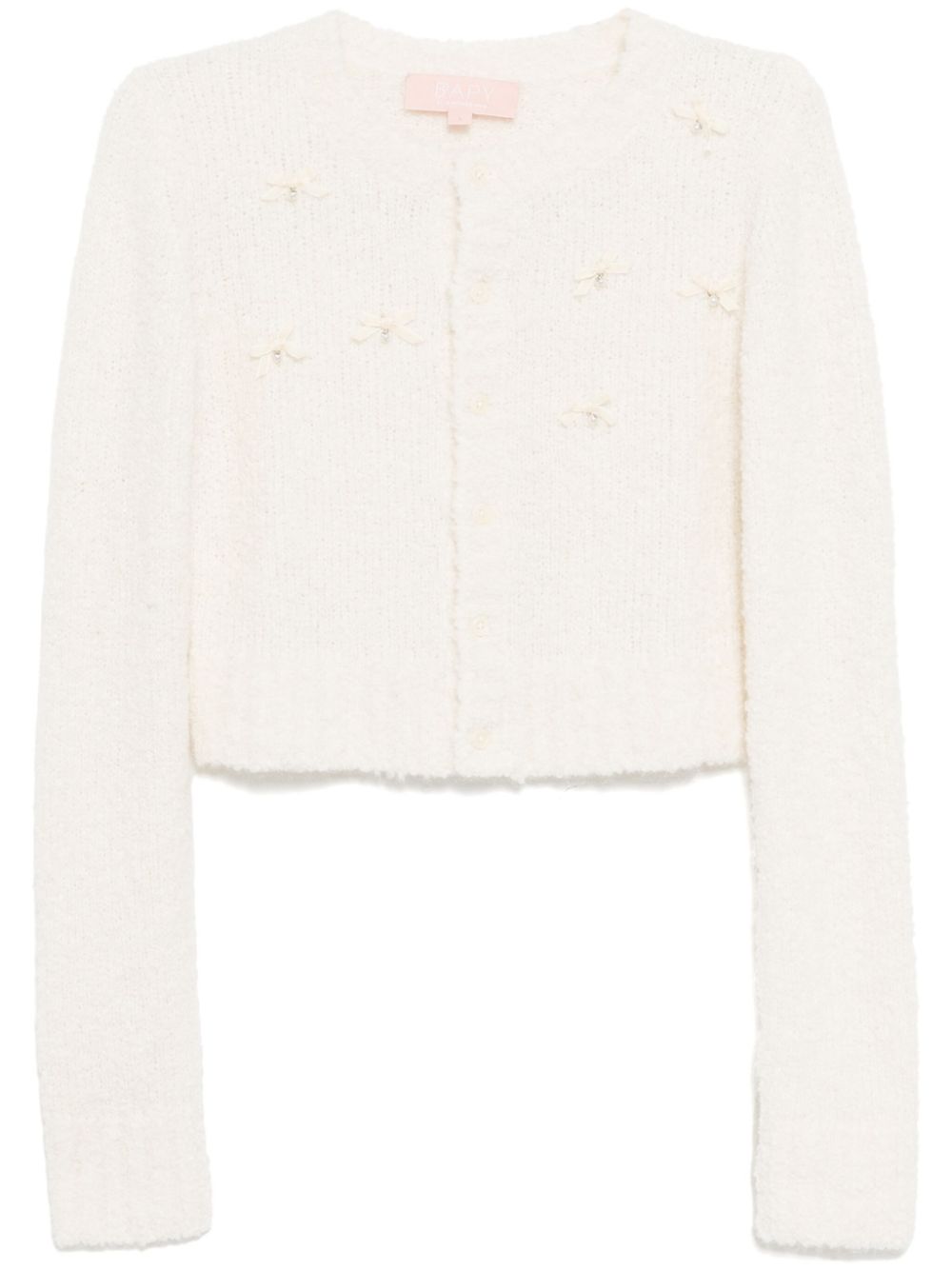 Bow-detail cardigans - Neutrals
