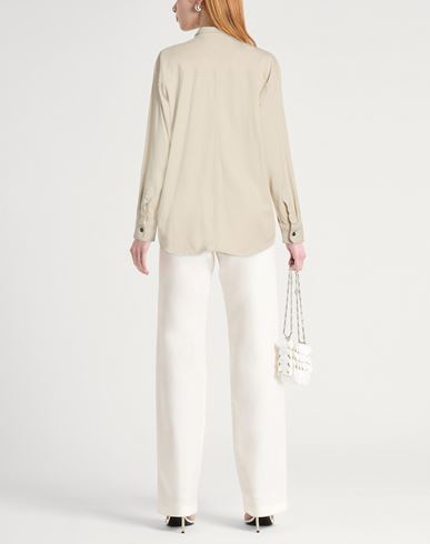 Woman Shirt Cream Size 4 Cotton
