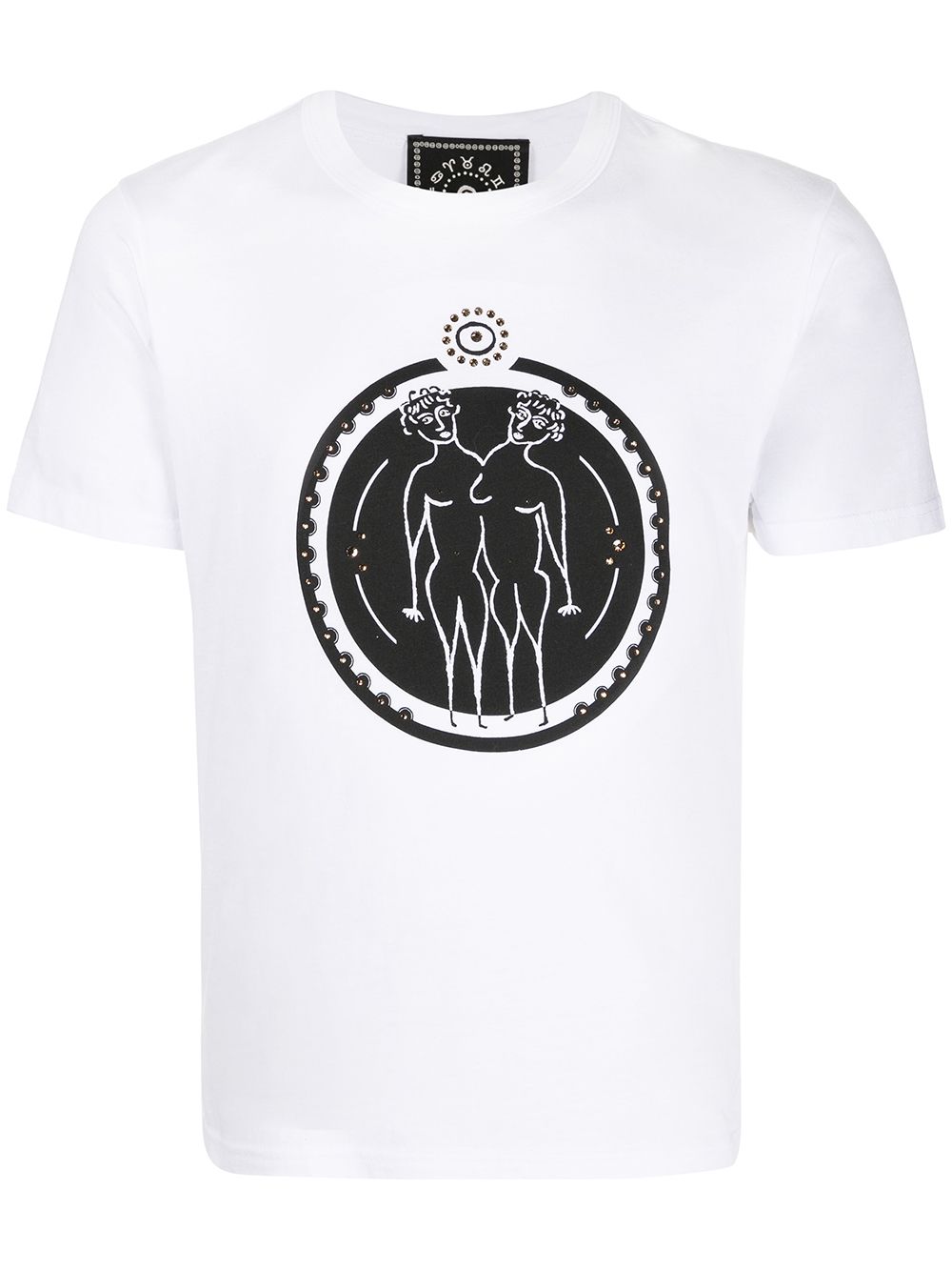 Gemini print T-shirt - White