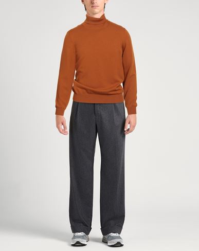 Gran Sasso Man Turtleneck Marigold Size 38 Wool, Cashmere, Viscose