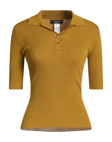 Woman Sweater Mustard Size XS Viscose, Polyamide
