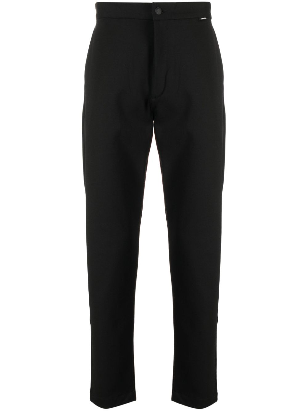Comfort logo-waistband trousers - Black