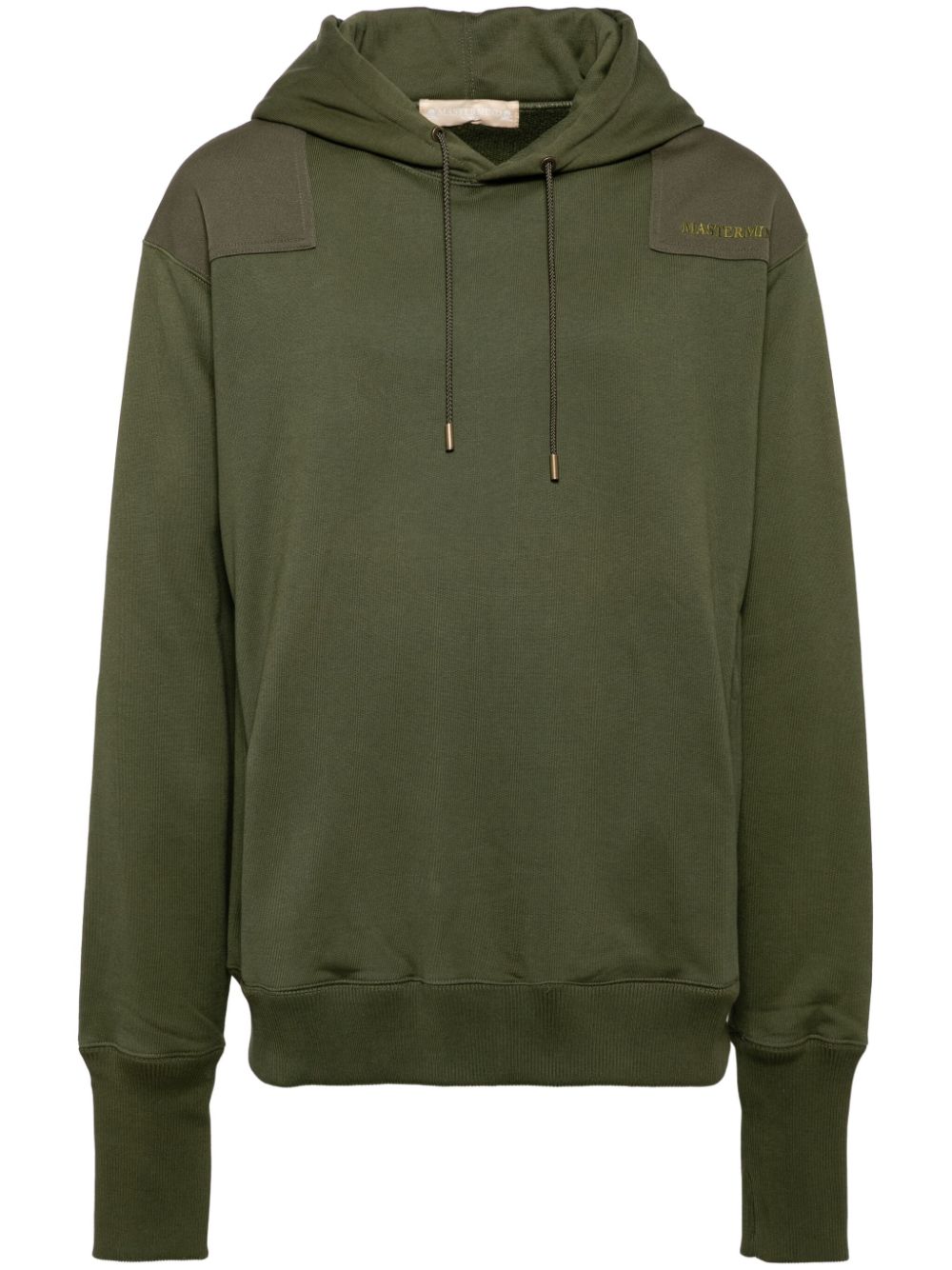 Embroidered logo hoodie - Green