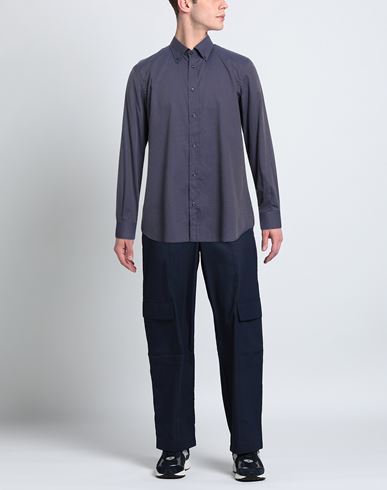 Man Shirt Navy Size 15 ½ Cotton