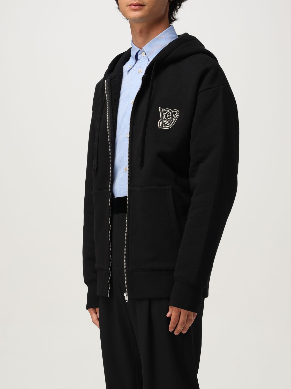 Sweatshirt Men color Black