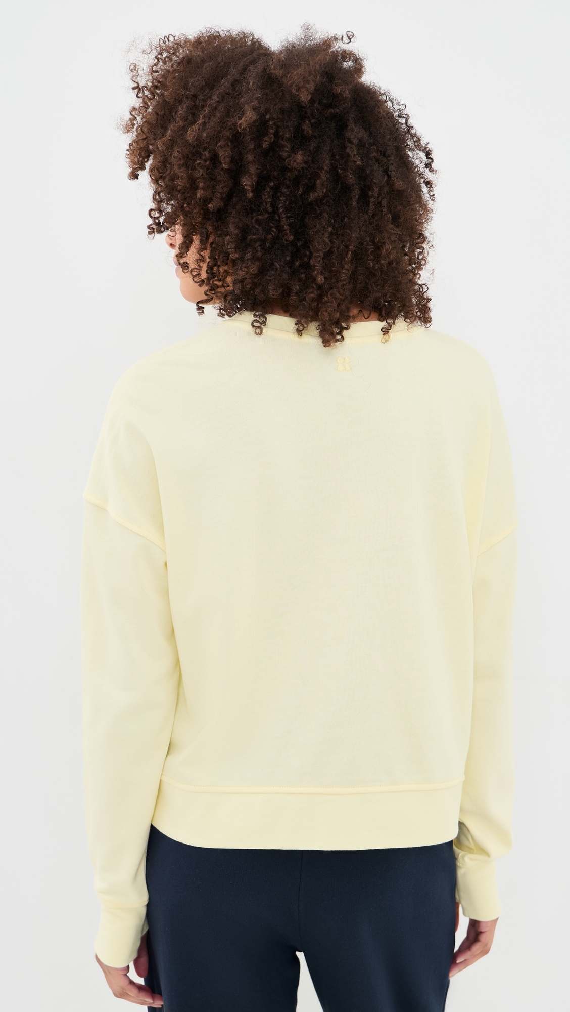 After Class Crop Sweatshirt Butterscotch Yellow