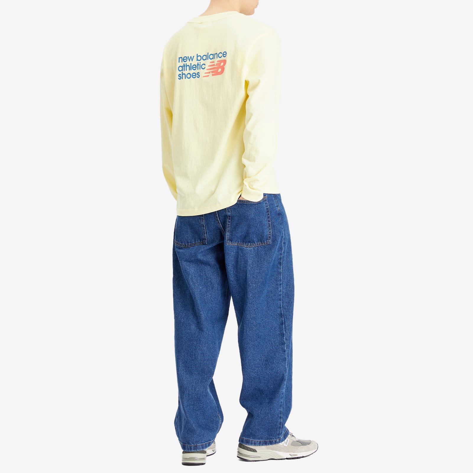 Athletics Premium Logo Long Sleeve in Parchment