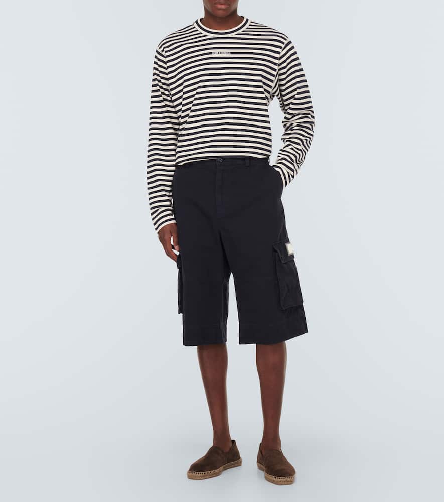 Cotton cargo shorts