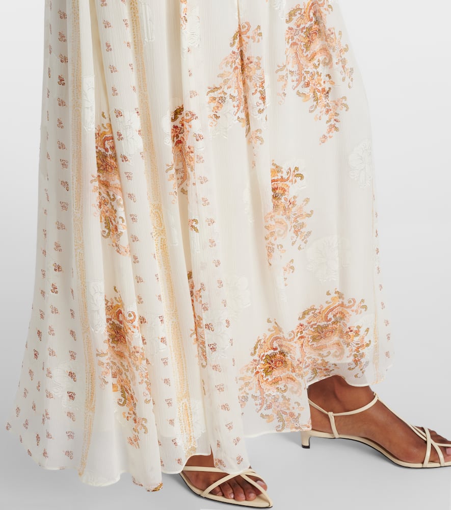 Kasia floral silk-blend maxi dress