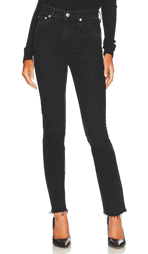 AGOLDE DROIT CHERIE en Black.  34. Also en