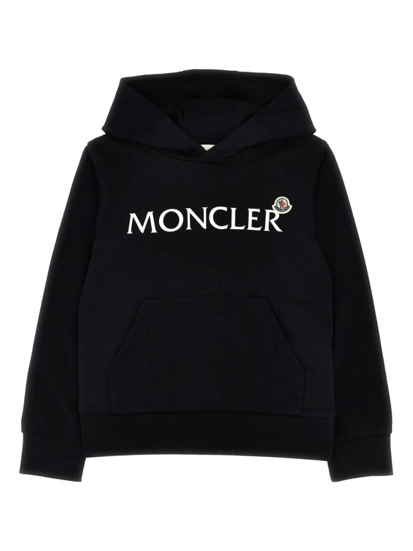 Girls Black Logo Hoodie