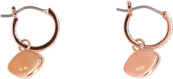 Swarovski Evil Eye Pendant Hoop Earrings