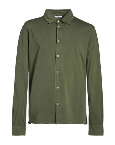 Man Shirt Military green Size S Cotton
