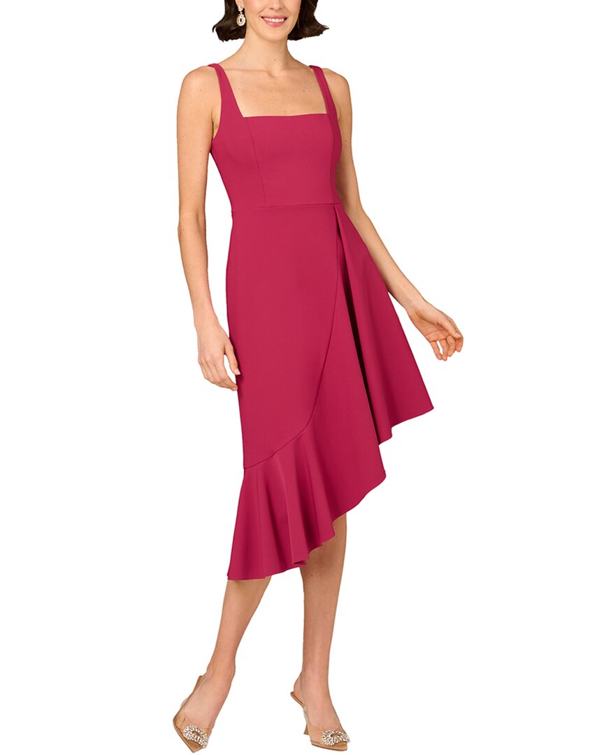 Solid Midi Dress