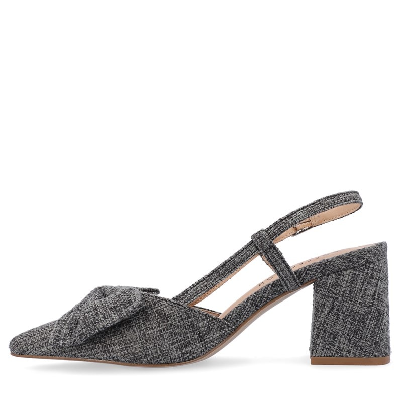 Women's Tailynn Block Heel Pump Shoes (Charcoal)