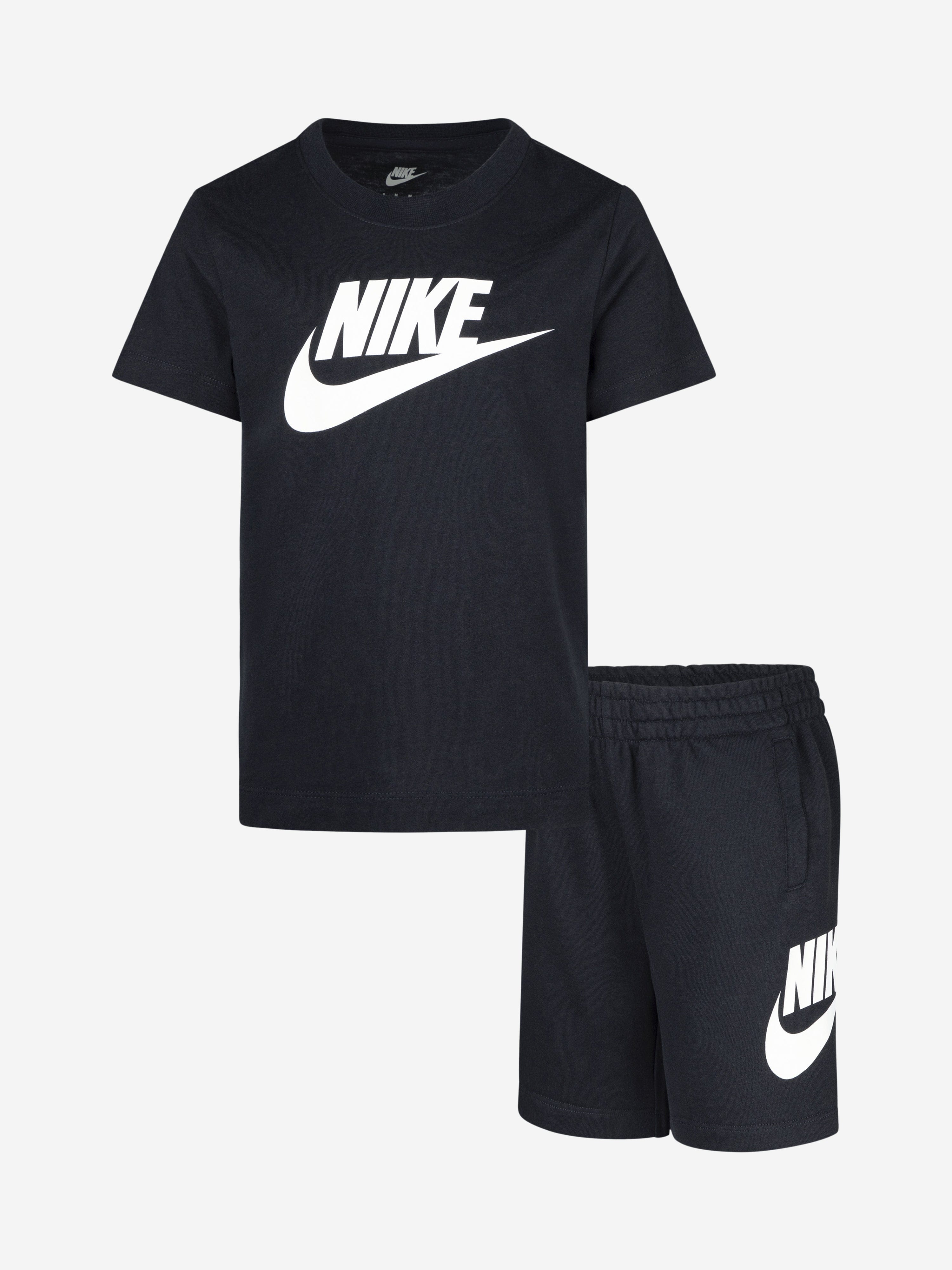Kids Club T-Shirt and Shorts Set in Black