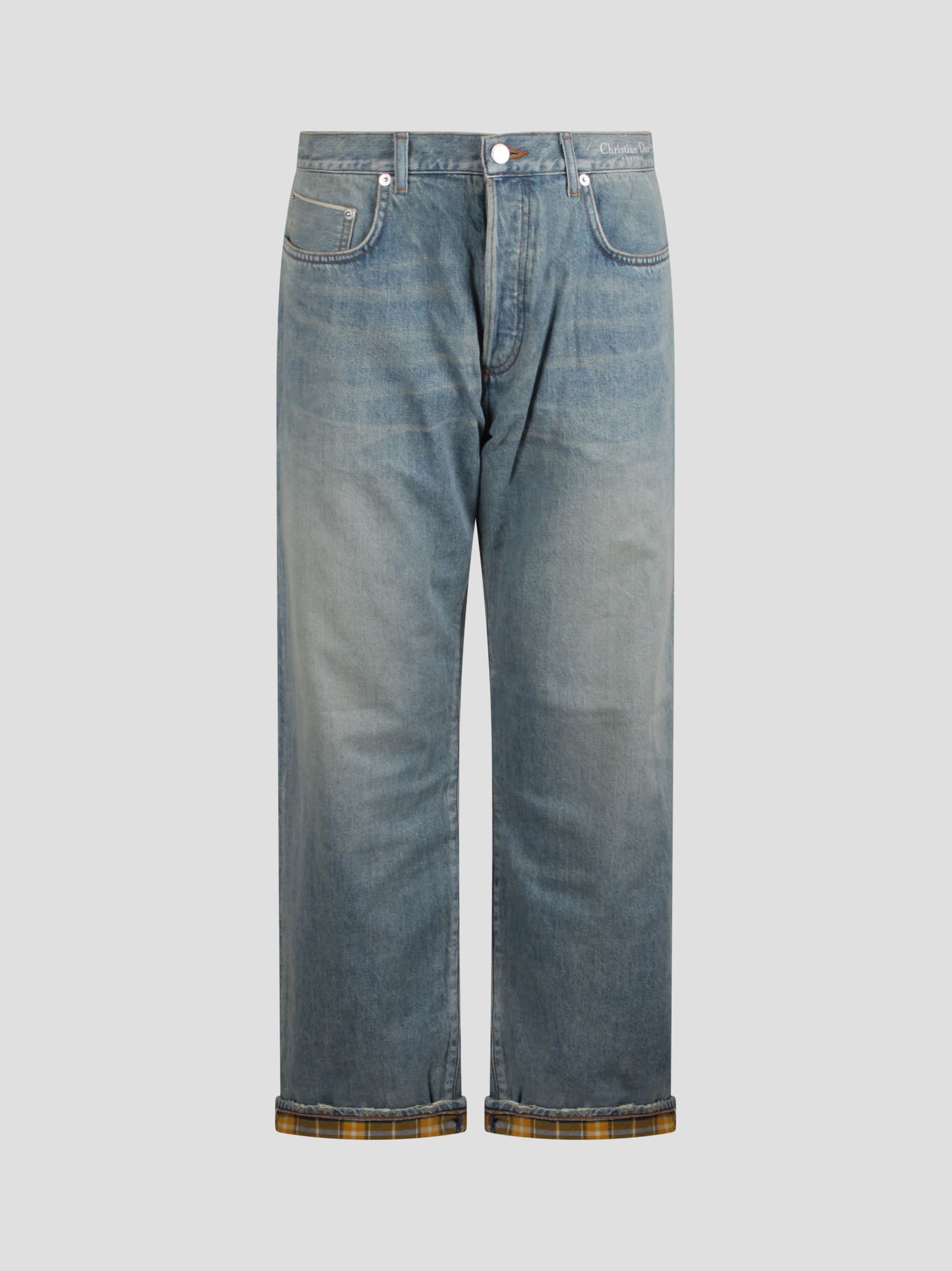 Heritage Checked Jeans