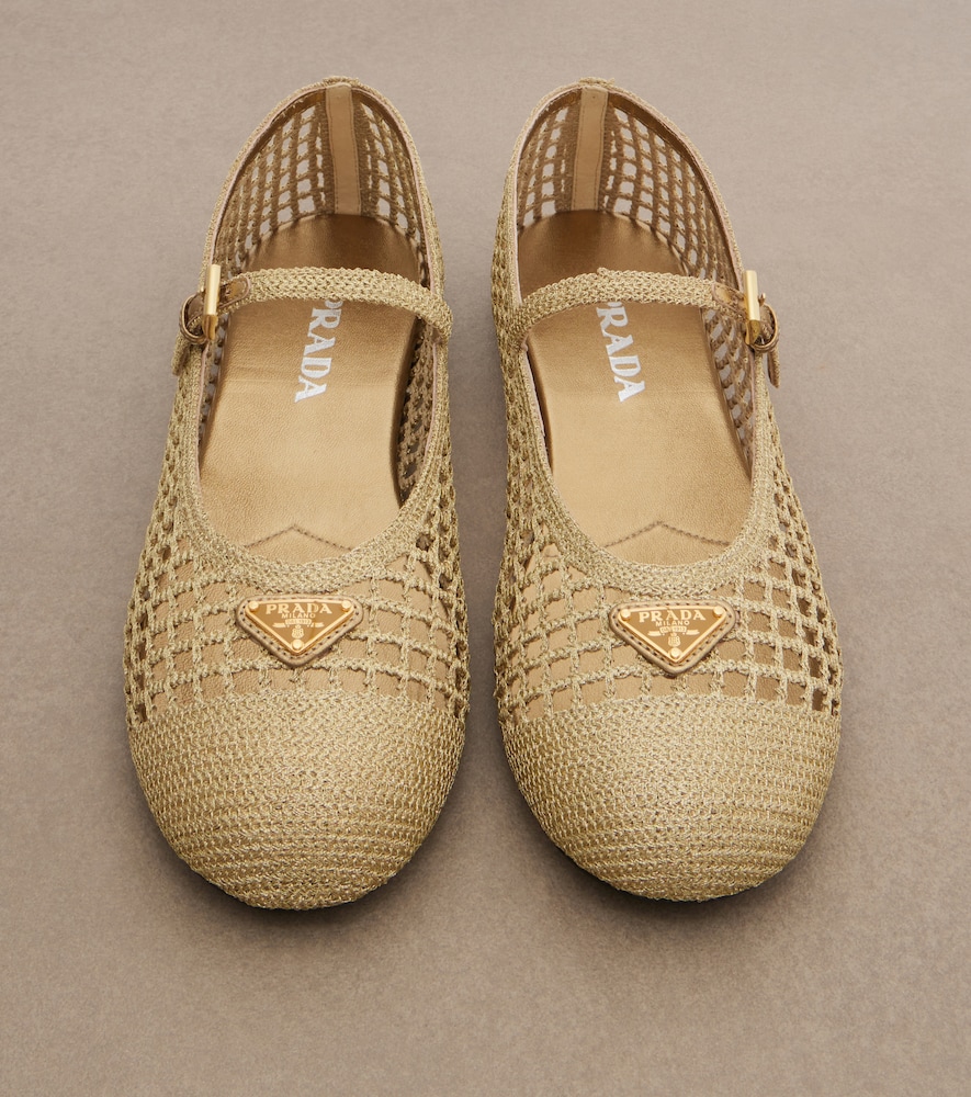 Crochet Mary Jane flats
