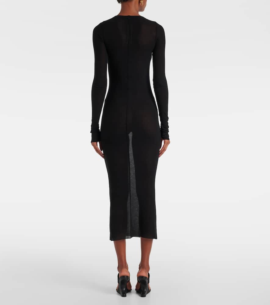Knitted midi dress