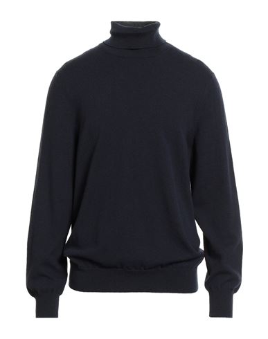 Man Turtleneck Midnight blue Size 44 Cashmere