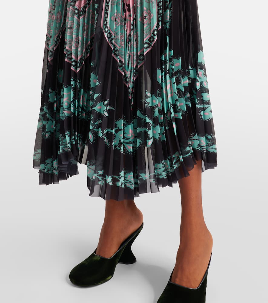 Moondance plissé satin midi dress