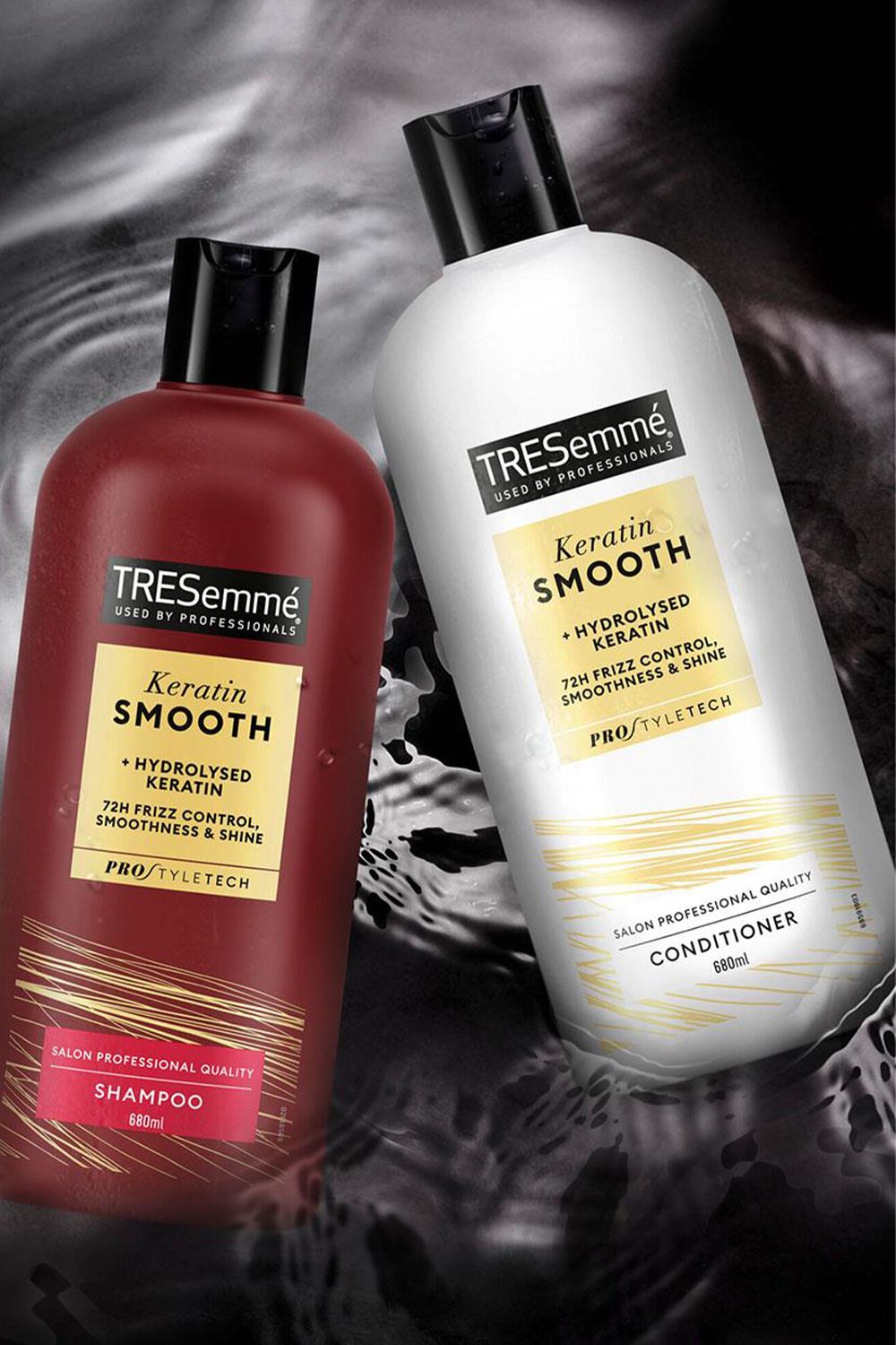 Tresemme 'Keratin Smooth 2x Shampoo & 2x Conditioner Bundle' 680ml Each