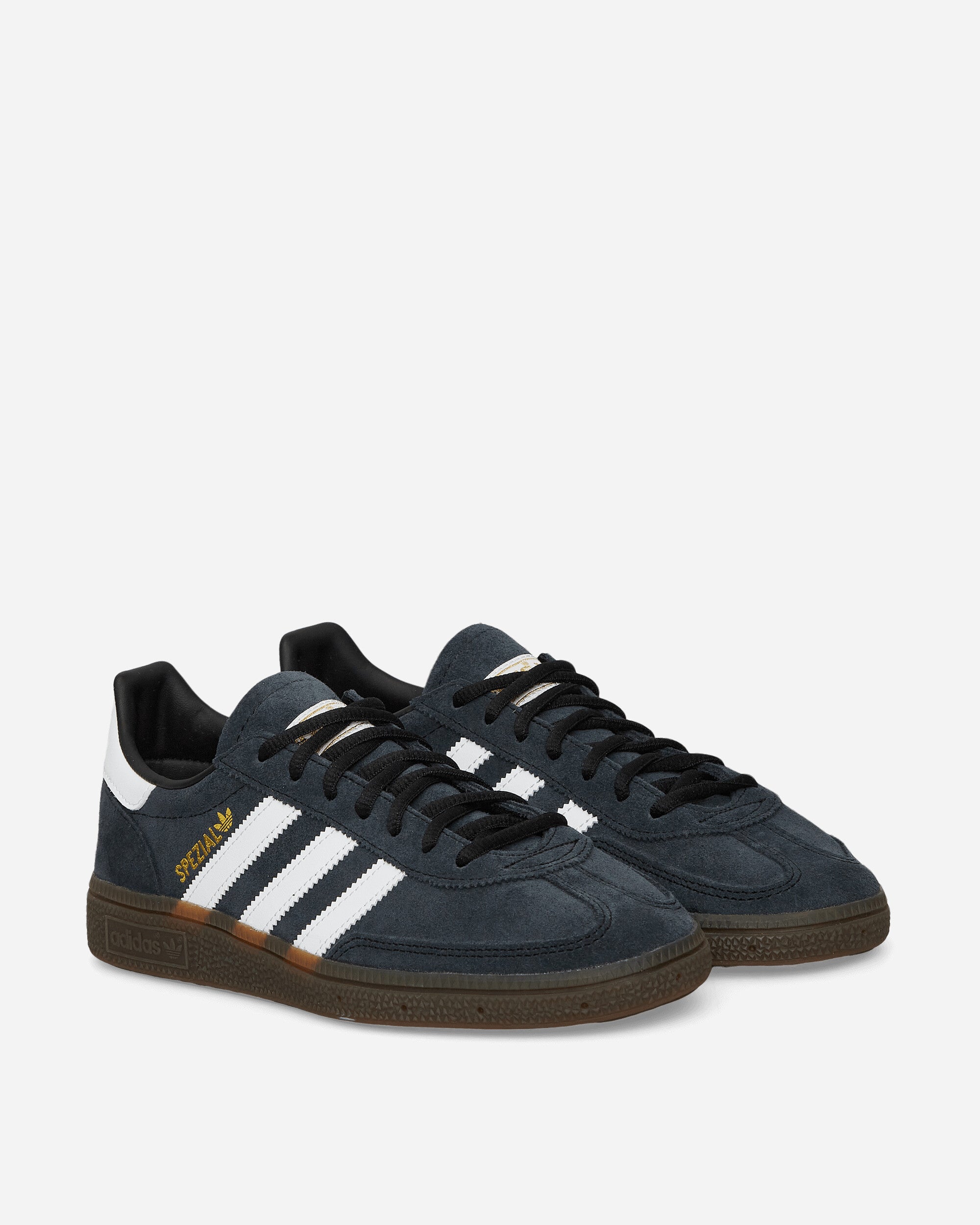 Handball Spezial Sneakers in Core Black/White/Gum, Size UK 7