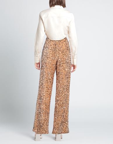 Woman Pants Sand Size M Polyester