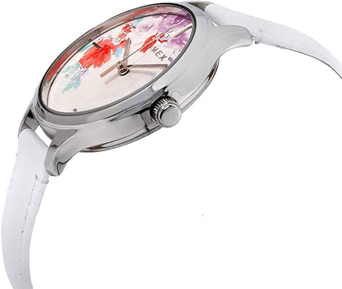 Quartz White Dial Ladies Crystal Bloom Watch TW2R66800