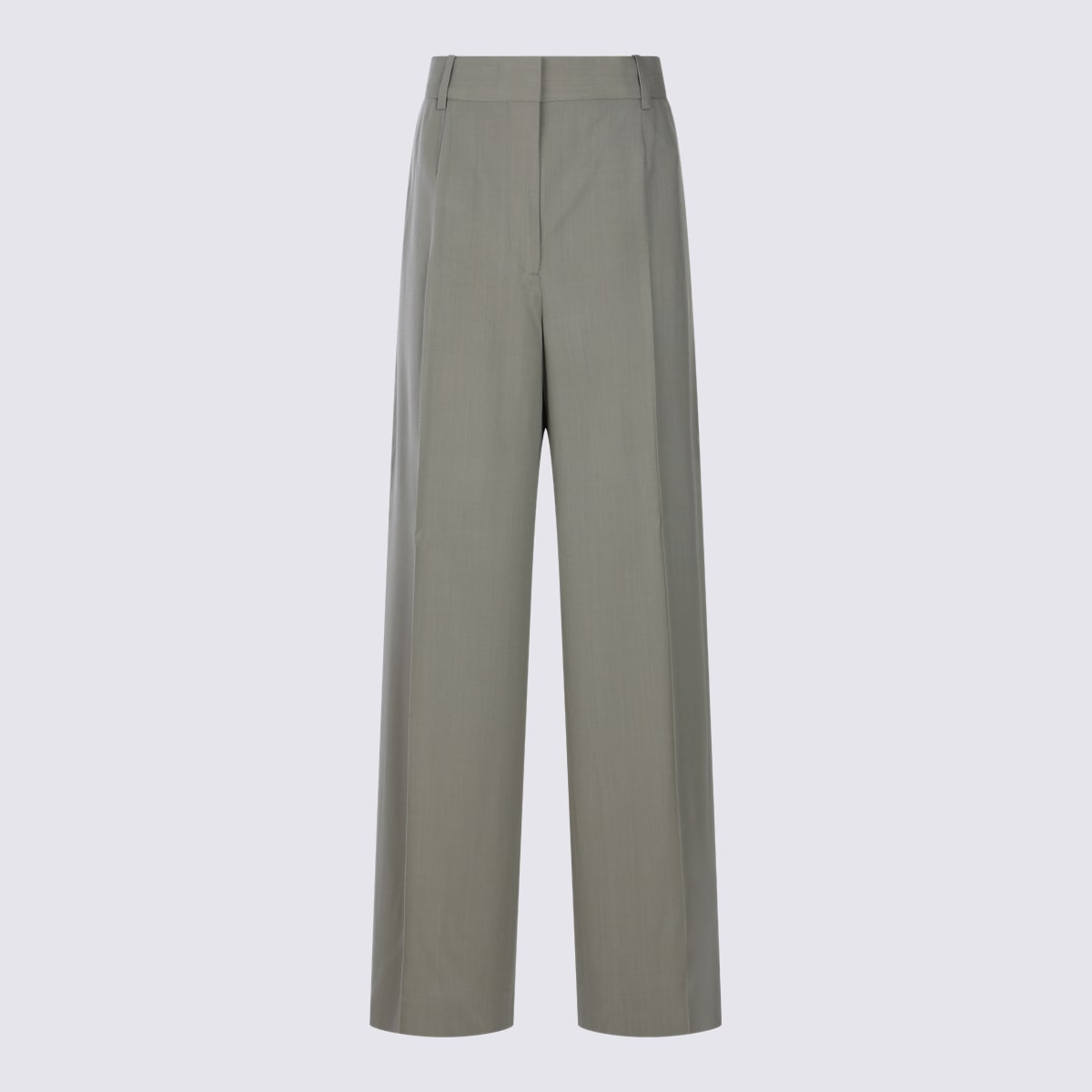 Grey Viscose Pants