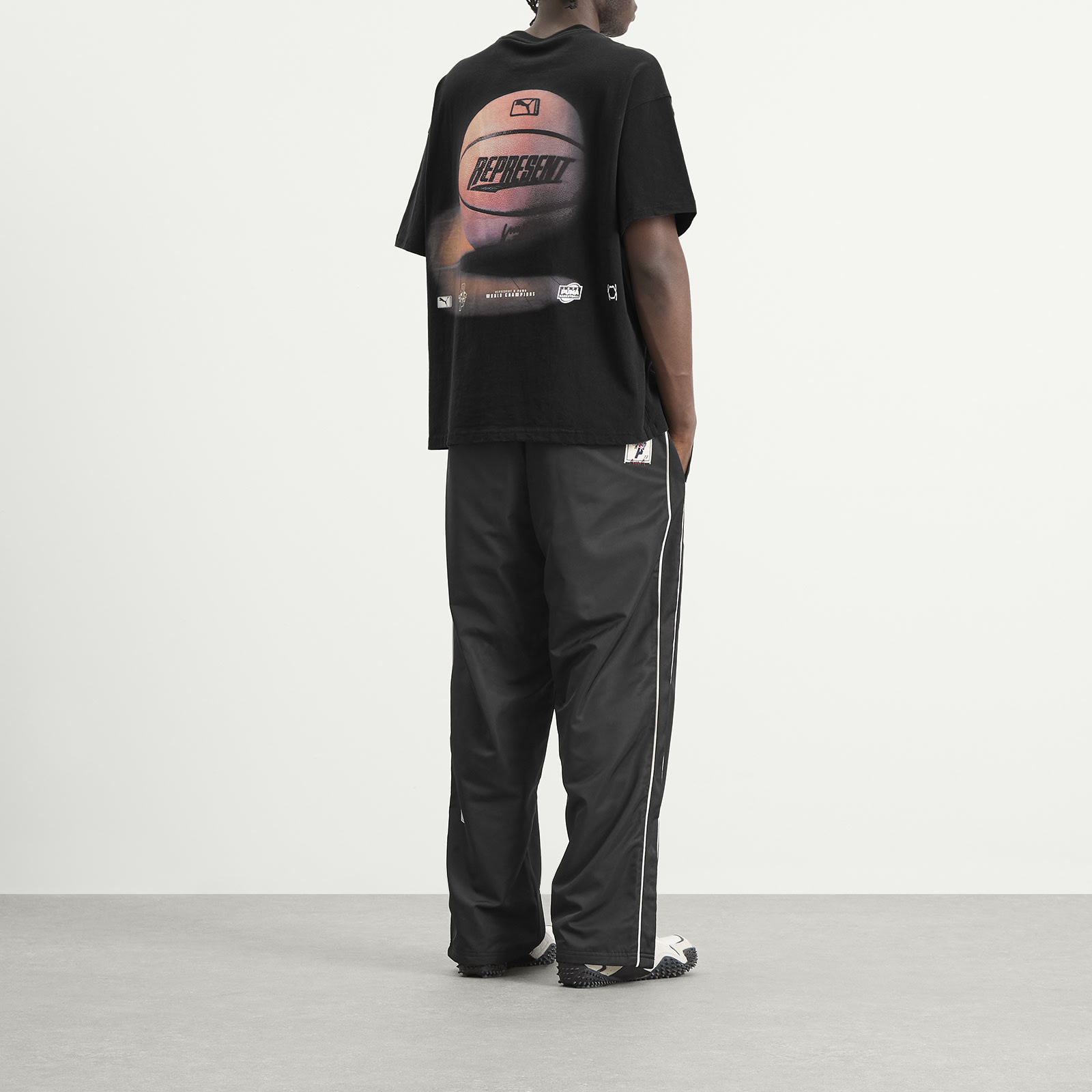 Men's x Represent Graphic T-Shirt in Men's Black