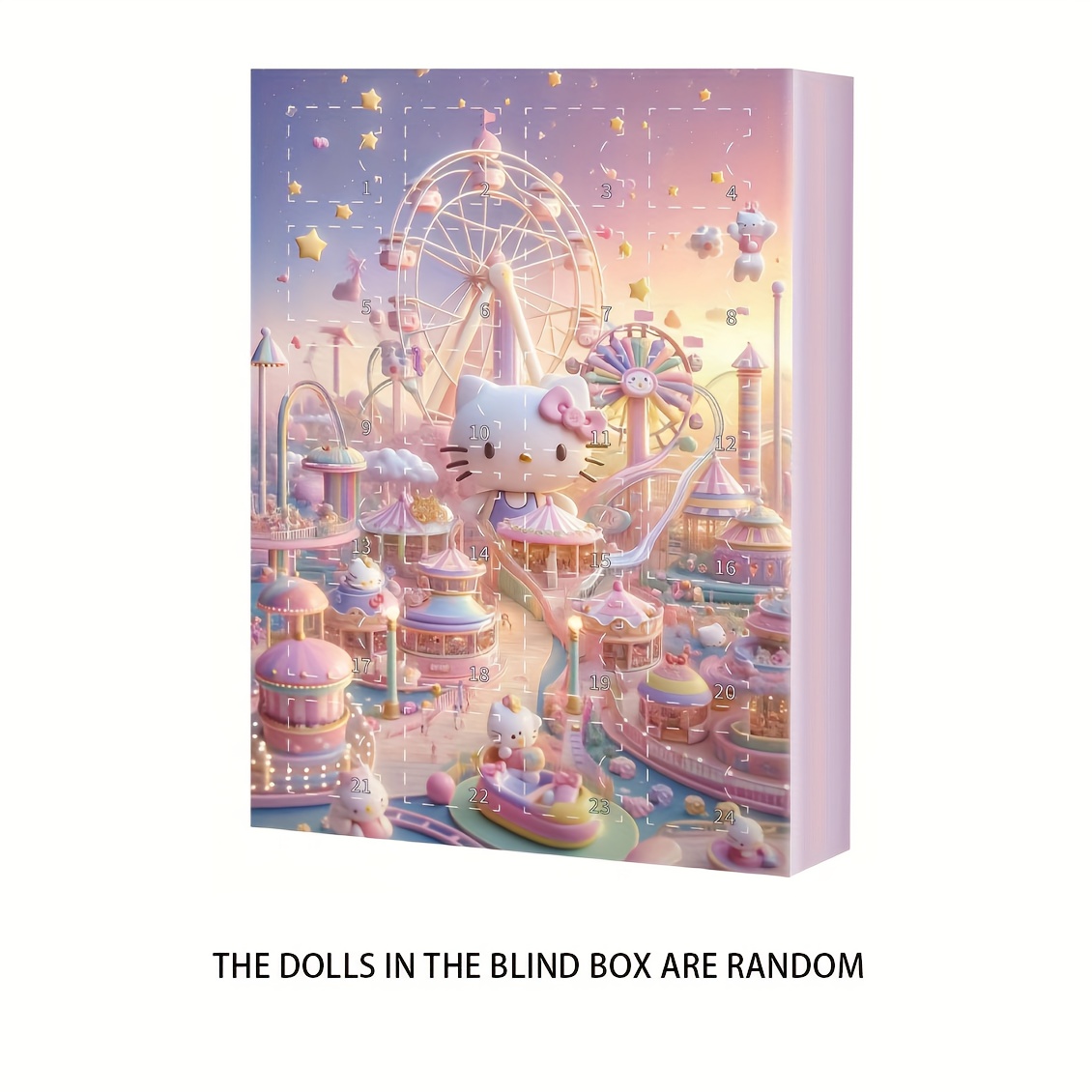 TEMU Cullomi Melody Christmas Countdown Calendar 24pcs Exquisite Multi-item Party Gift Pack, Surprise Mystery Box, For Holiday Countdown Party Gift