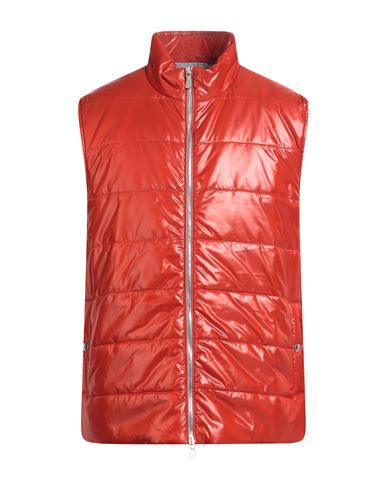 Man Vest Red Size 40 Polyamide