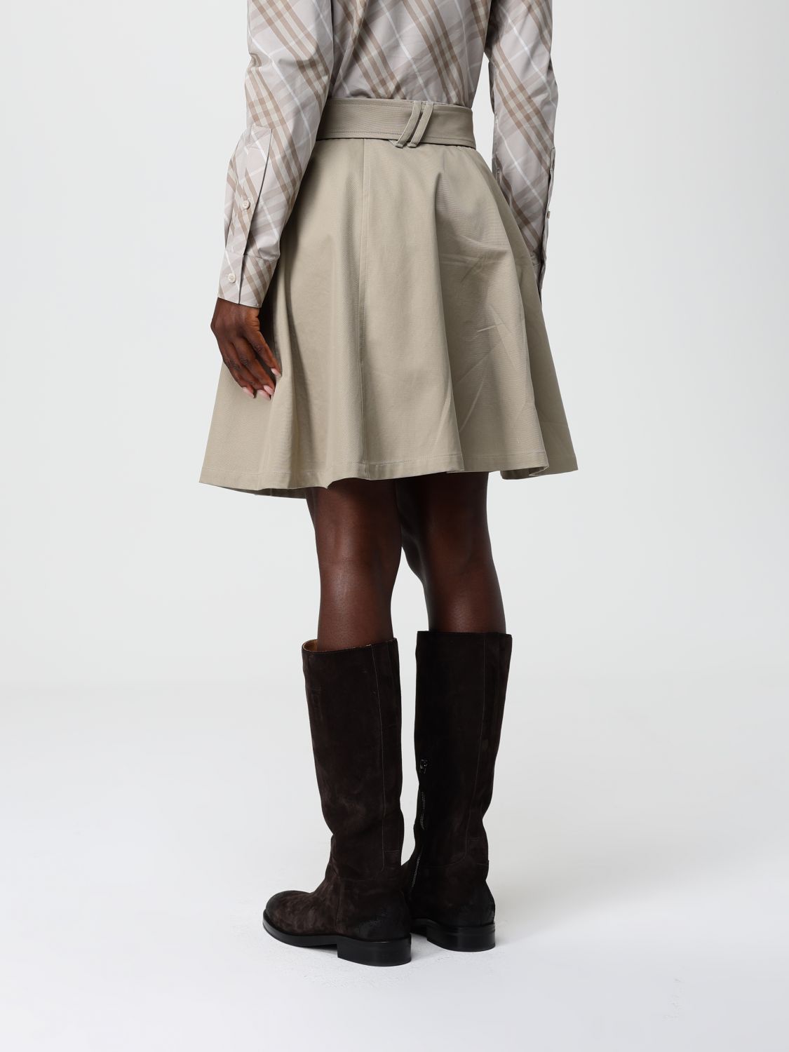 Flared Skirt In Cotton