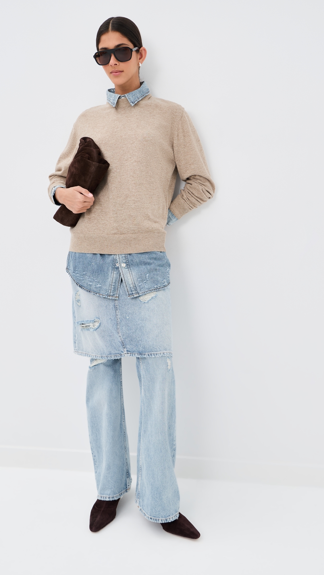 Denim Trousers Light Blue
