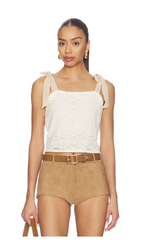 Steve Madden Georgianna Top in Cream. - M also in L, S