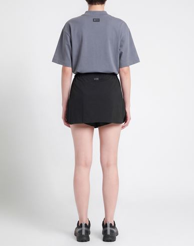 Woman Mini skirt Black Size 10 Cotton, Nylon, Elastane